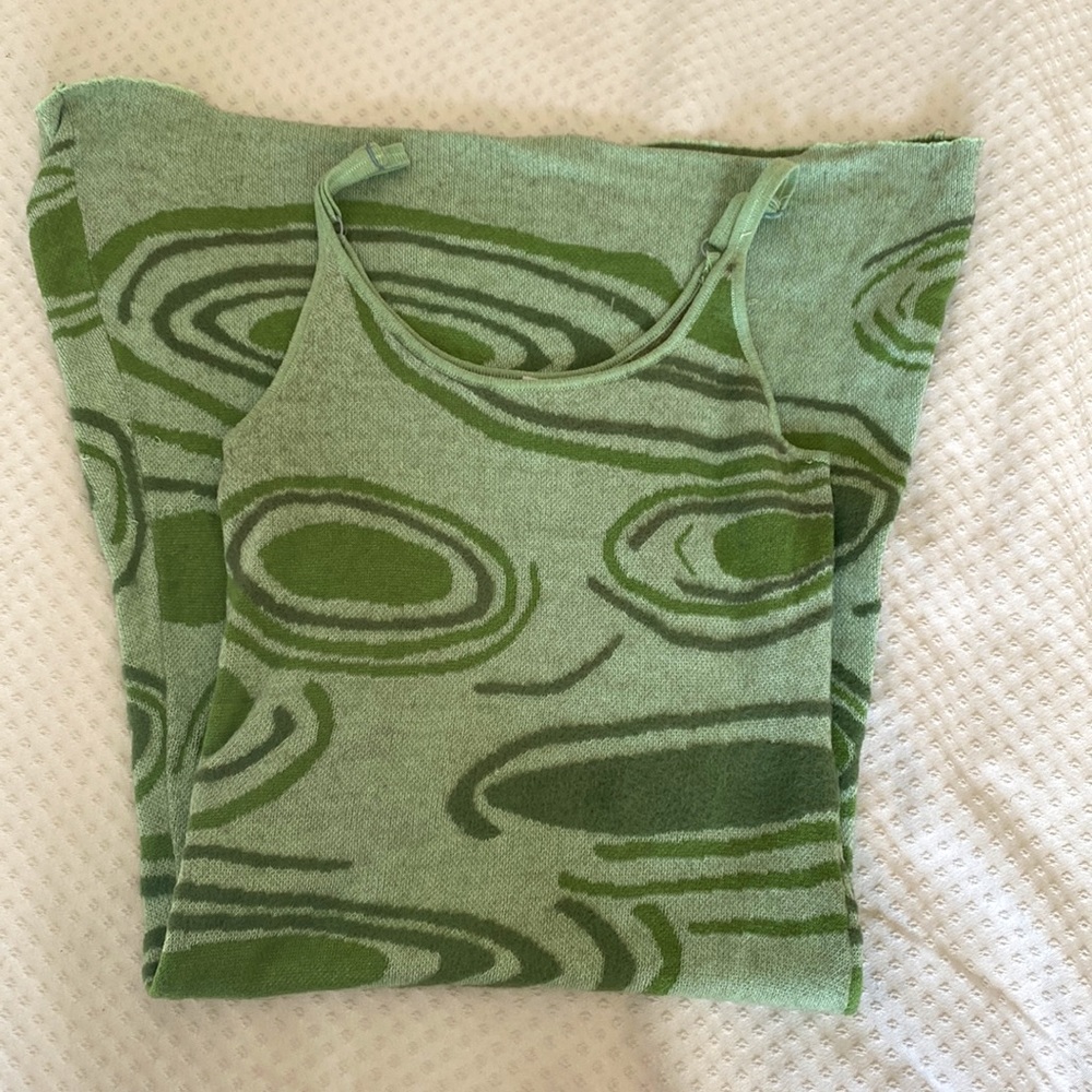 House of sunny green summer dress. Size M/L. In good condition